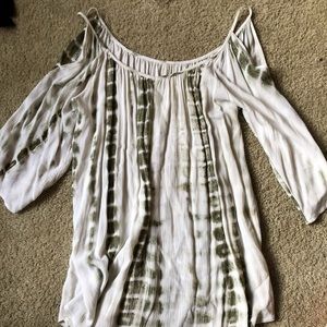Tie die linen dress